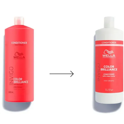 Acondicionador Invigo Color Brilliance Pelo Fino 1000ml. Wella 3 Acondicionador Invigo Color Brilliance Pelo Fino 1000ml. Wella