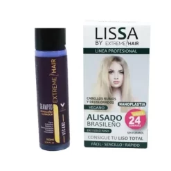 Lissa Alisado Brasiñelo Vegano Para Cabellos Rubios 100ml. -Cuidado Productos Tienda alisado brasinelo vegano cabellos rubios lissa 1
