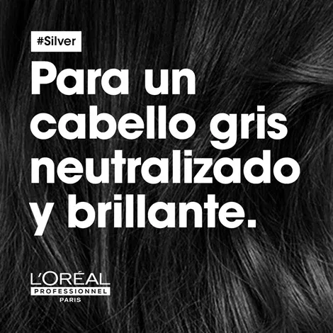 Loreal Champú Azul Matizador Antiamarillo L'Oréal Silver 1500ml. 4 Loreal Champú Azul Matizador Antiamarillo L'Oréal Silver 1500ml. - Imagen 2
