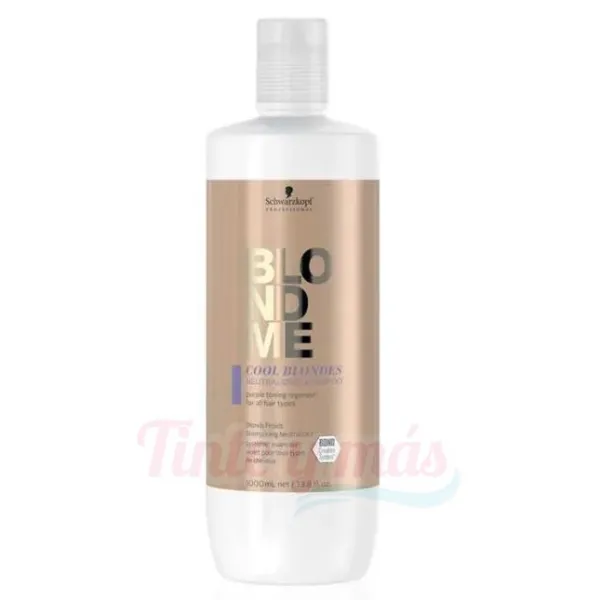 Champú Neutralizante Schwarzkopf BlondMe Cool Blondes 1000ml 3 Champú Neutralizante Schwarzkopf BlondMe Cool Blondes 1000ml