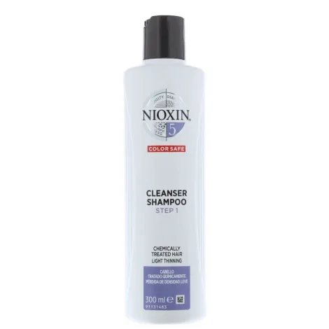 Champú Nioxin 300ml. Sistema 5 Cabellos Tratados Quimicamente. Wella 3 Champú Nioxin 300ml. Sistema 5 Cabellos Tratados Quimicamente. Wella