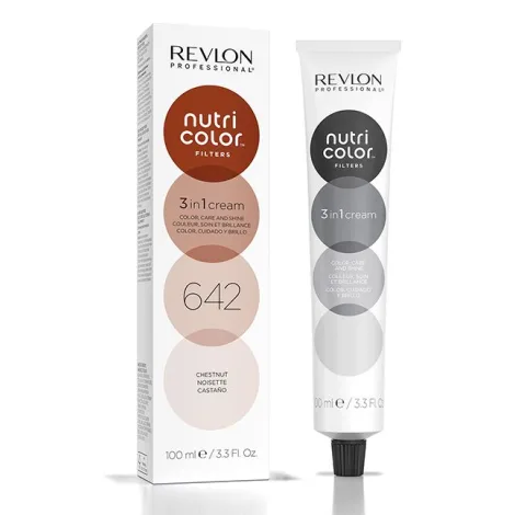 Mascarilla Nutri Color Filters 642 Castaño 100ml. Revlon