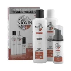 Nioxin Kit Sistema 4 Para Cabello Tintado Con Pérdida De Densidad Avanzada.