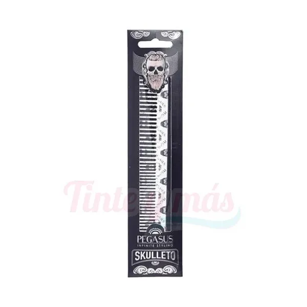 Pegasus Skulleto 202 Peine Corte Pelo Color Plata 18,5 Cm 3 Pegasus Skulleto 202 Peine Corte Pelo Color Plata 18,5 Cm