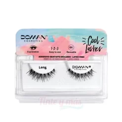 Pestañas Adhesivas Pelo Natural LENG Doman Ref 9020