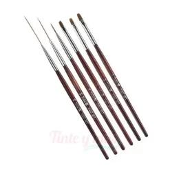 Set De 6 Pinceles Para Decoración De Uñas - Pollié