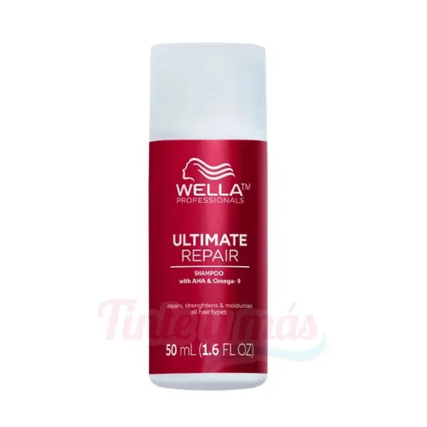 WELLA Champú Reparador Ultimate Repair - Formato Mini 50ml. 3 WELLA Champú Reparador Ultimate Repair - Formato Mini 50ml.